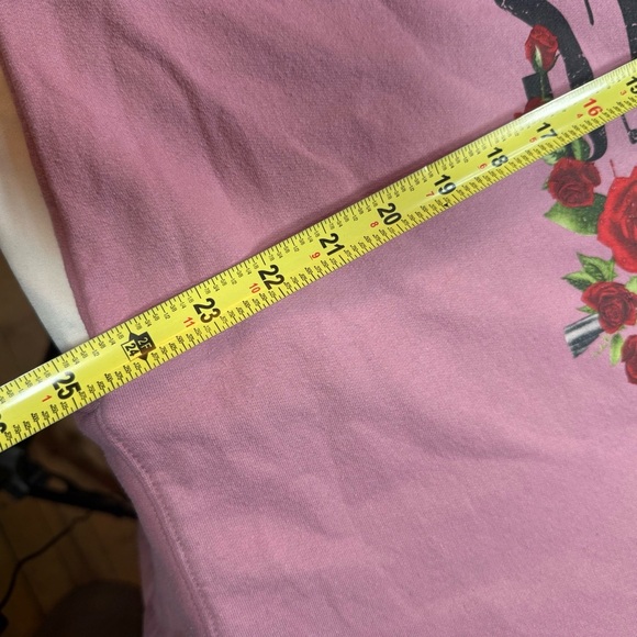 Guns N' Roses Women's Pink Crew Neck Sweater - Picture 6 of 7